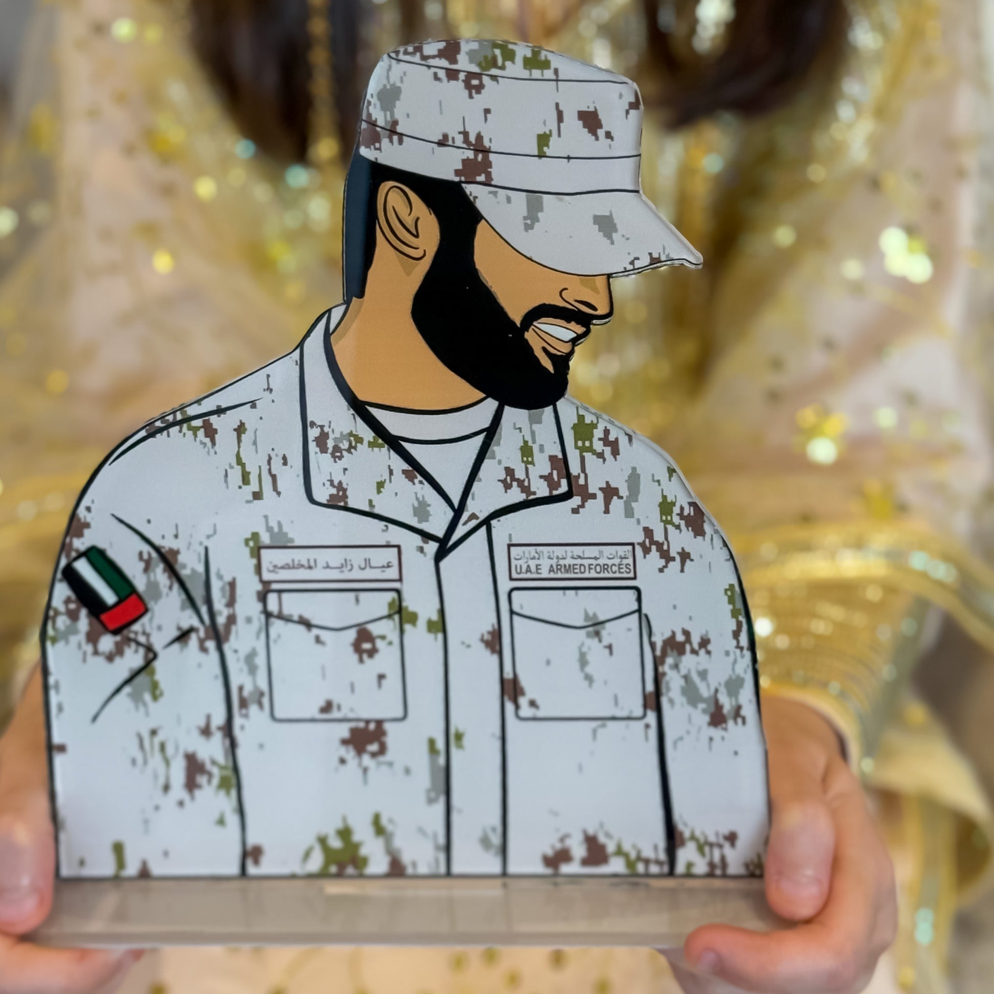 لوحة اكرليك الجندي