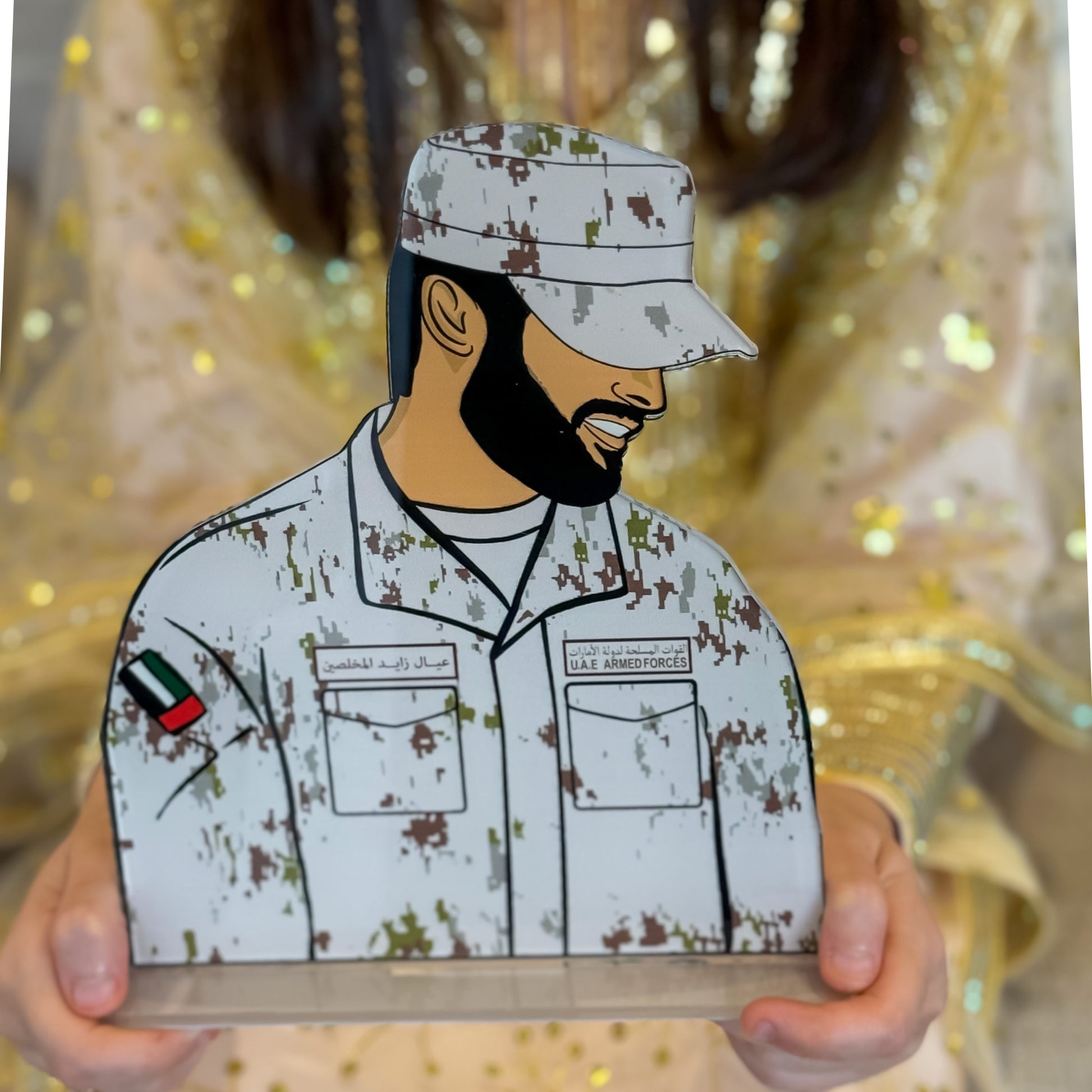 لوحة اكرليك الجندي
